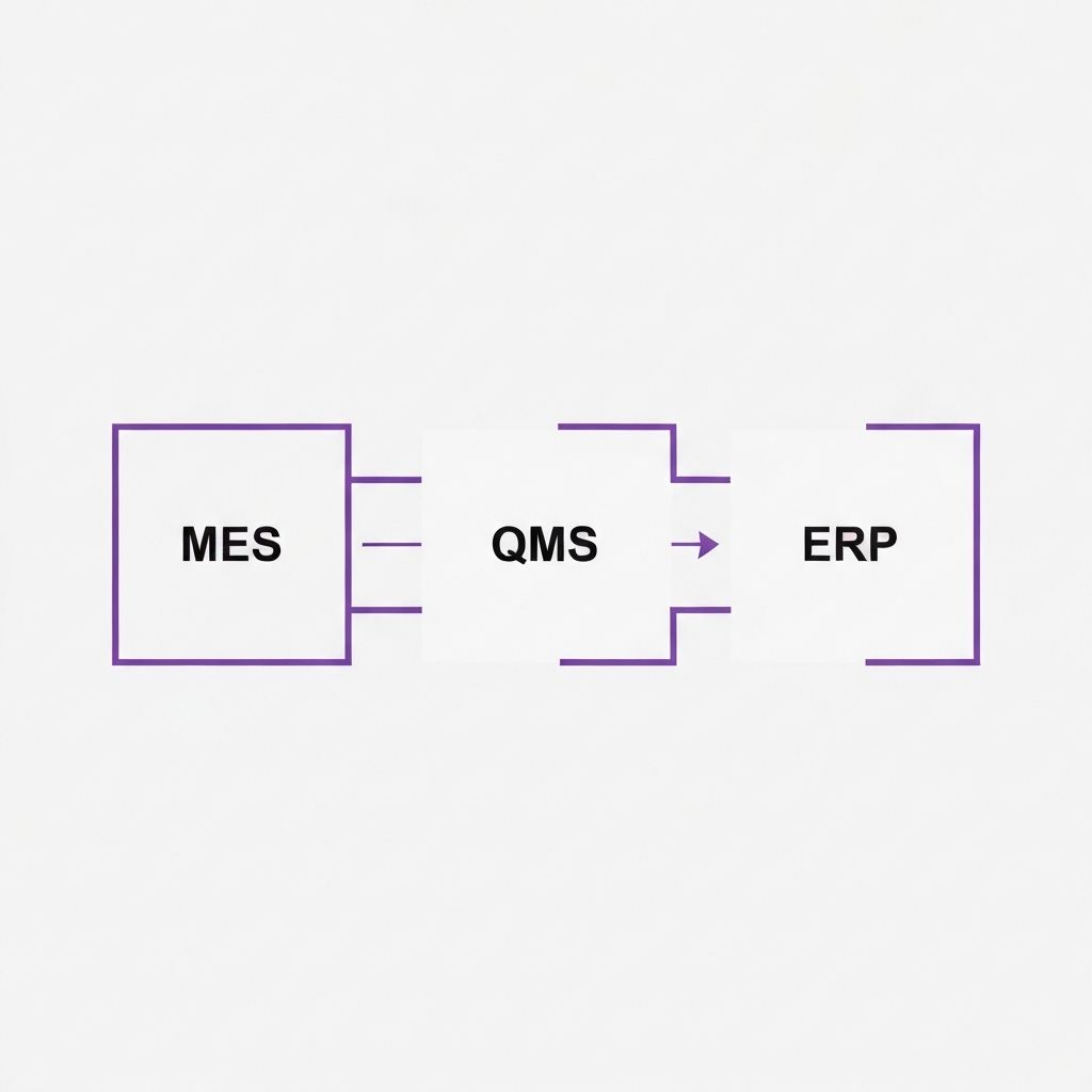 MES QMS ERP systems